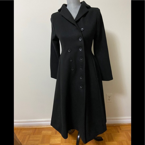 Y&Y Double Breasted Black Coat - Picture 5 of 12